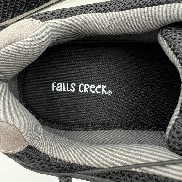 Falls Creek Logan‎ Black/Grey Boys Size 4 Shoes - Picture 6 of 12